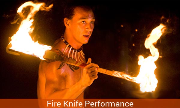 Wailea Luau Fireknife Dance